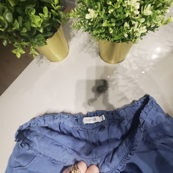 MYSTYLE Short de style cargo bleu clair avec poches latérales - Picture 4 of 6